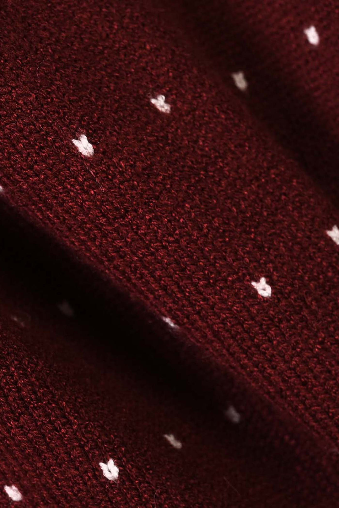 Infant Girls Acrylic Co-ord Set-Heart-MAROON