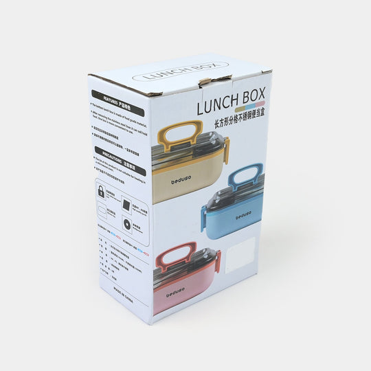 Stainless Steel + Plastic Lunch Box