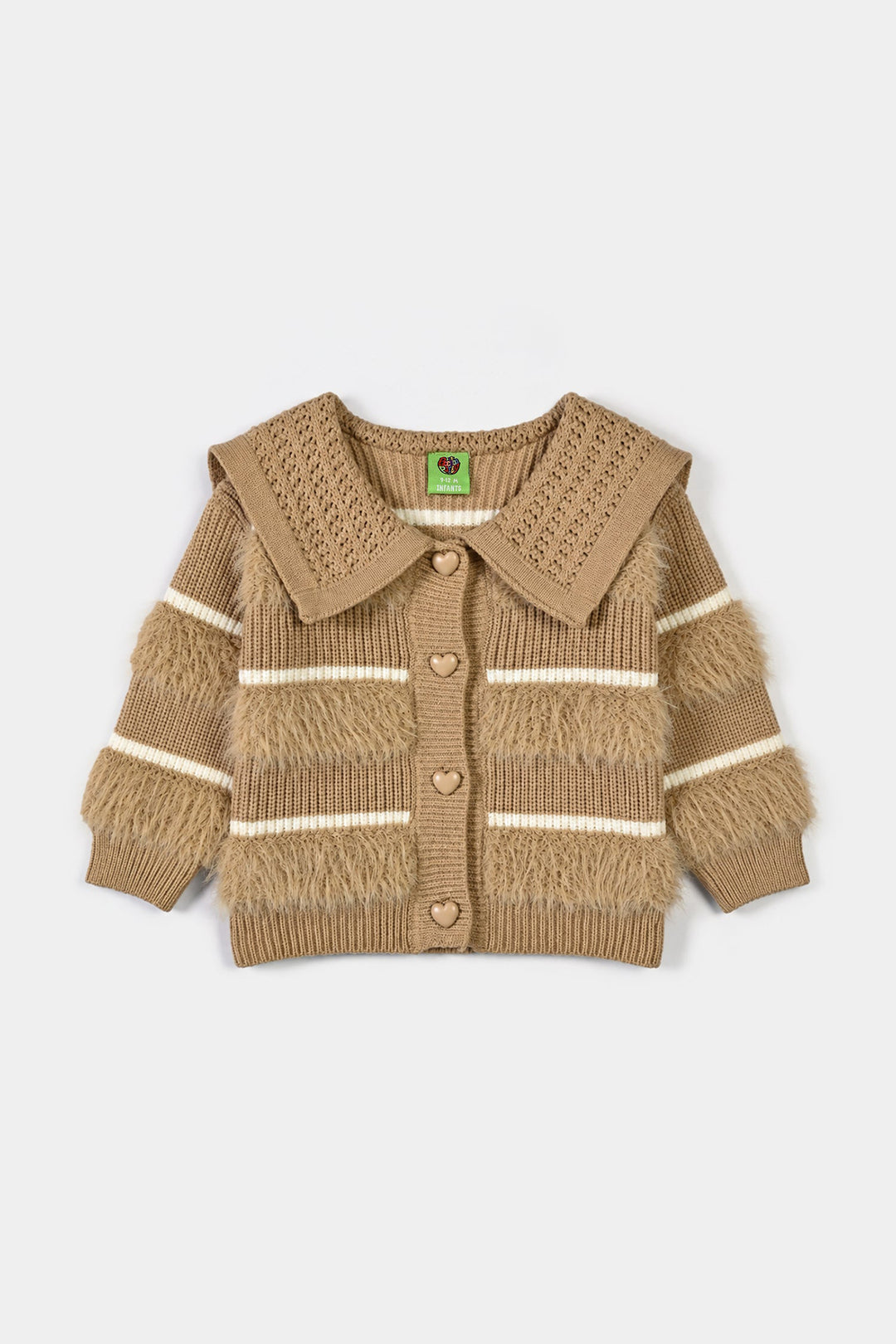 Infant Girls Acrylic Co-ord Set-Tribe-BEIGE