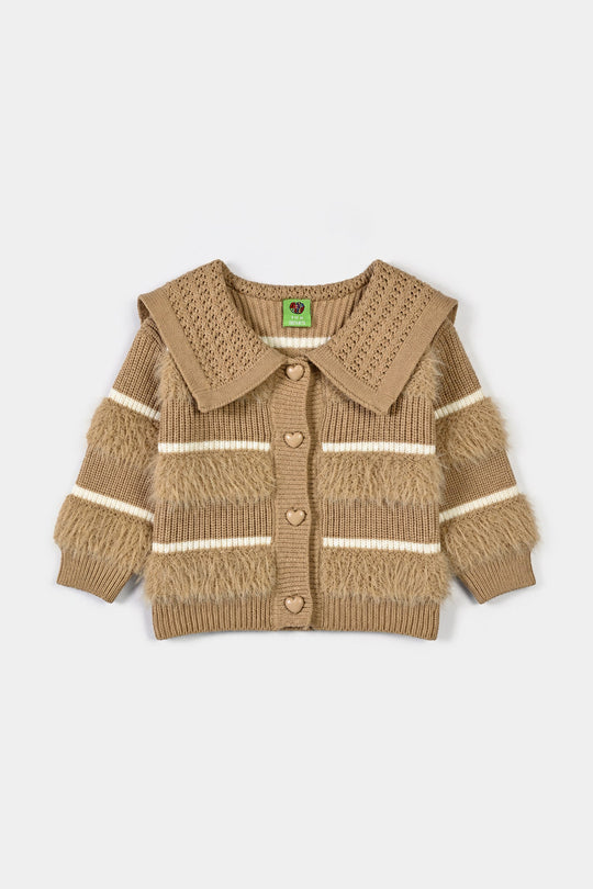 Infant Girls Acrylic Co-ord Set-Tribe-BEIGE