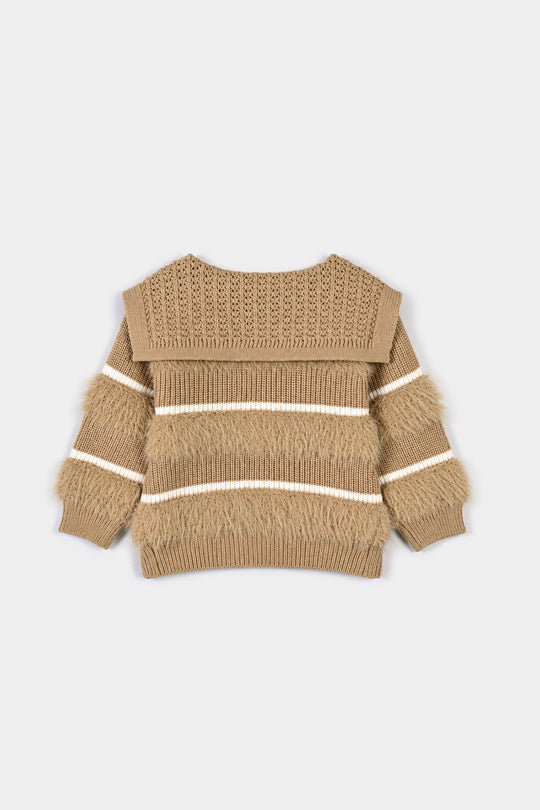 Infant Girls Acrylic Co-ord Set-Tribe-BEIGE
