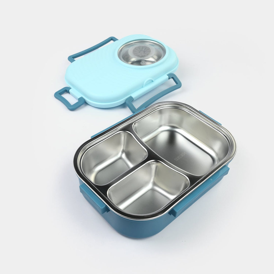 Stainless Steel + Plastic Lunch Box