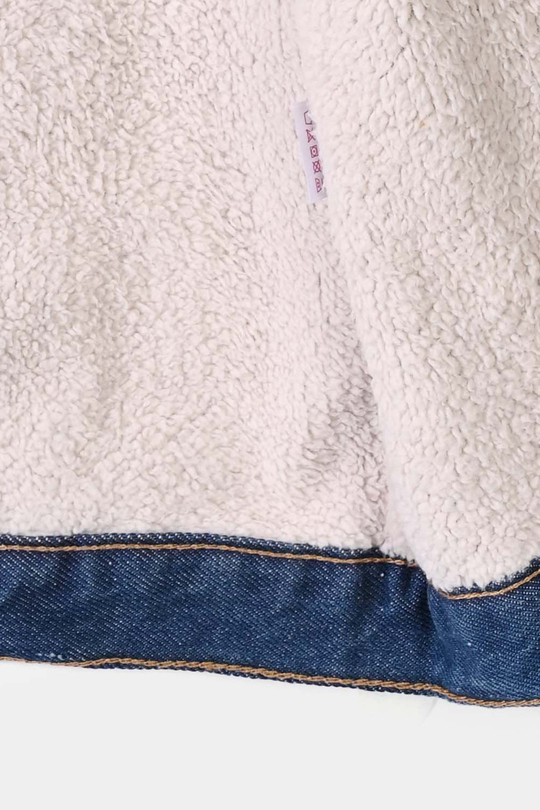 Boys Denim rigid Woven Jacket Character-Mid Blue