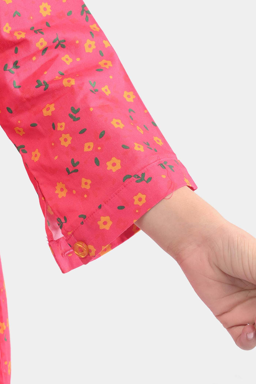 Girls Cotton Poplin Casual Frock Day Lilly-Pink