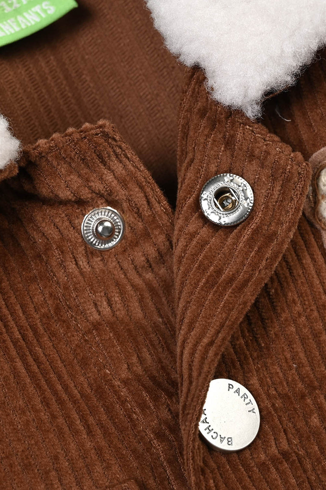 Infant Boys Corduroy Jacket Bear - BROWN