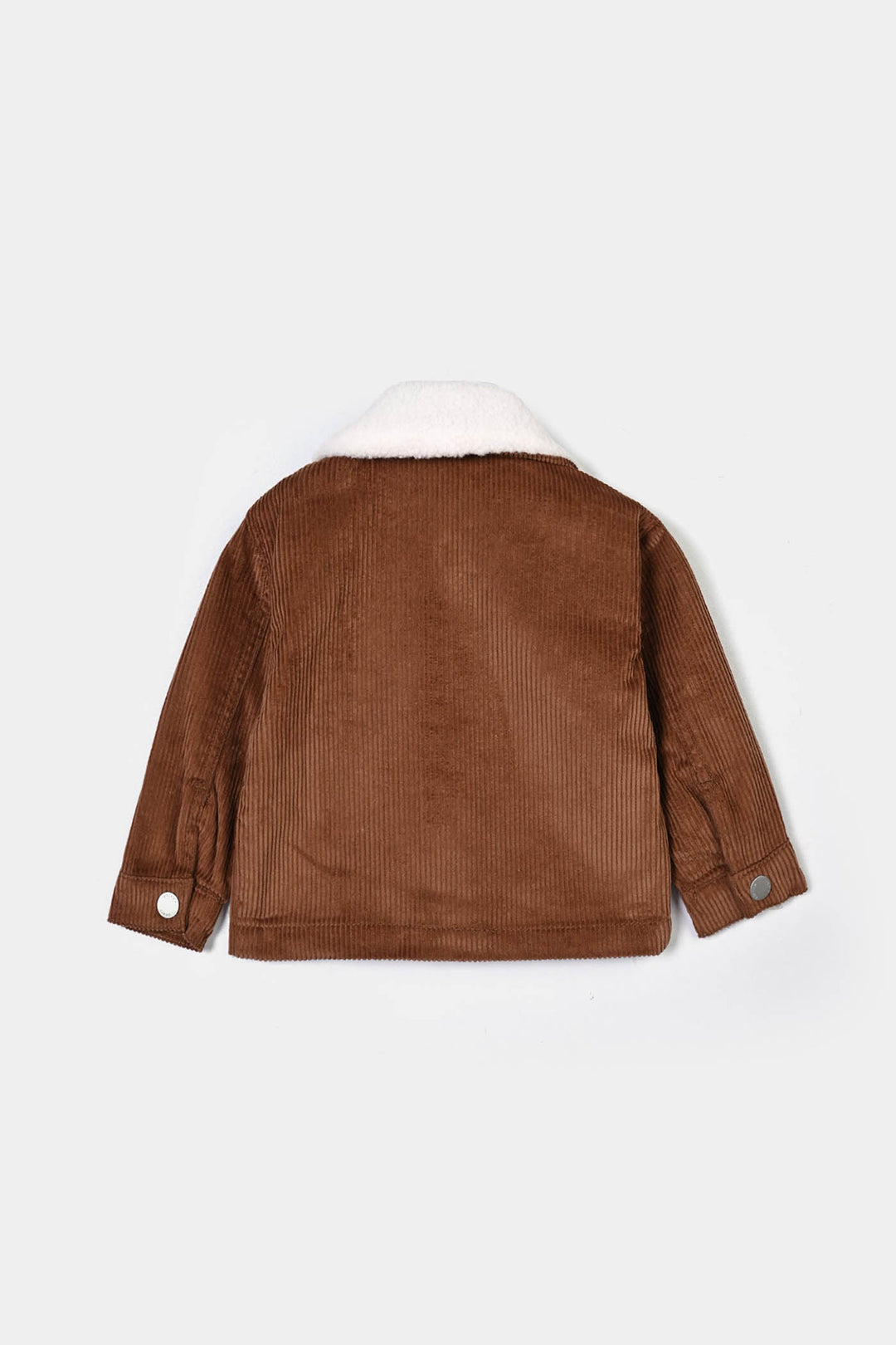 Infant Boys Corduroy Jacket Bear - BROWN