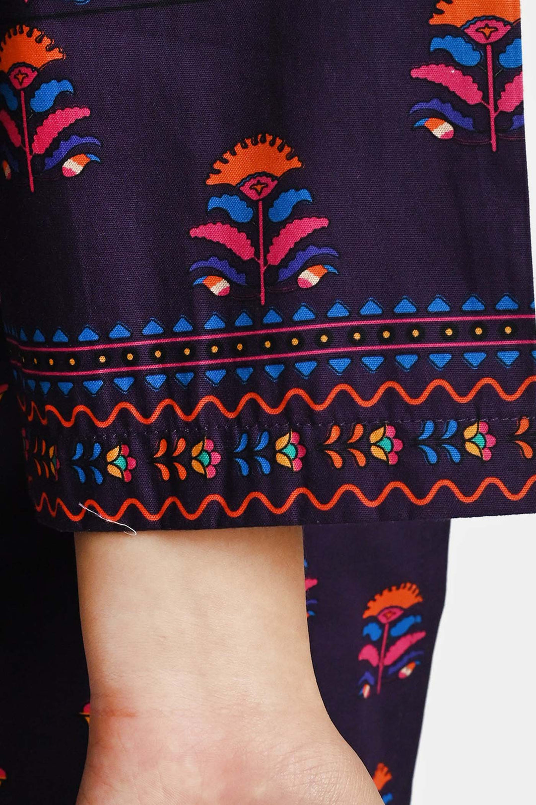 Girls Cotton Poplin Printed Kurti