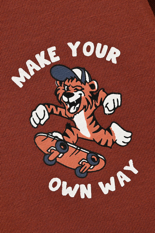 Infant Boys Cotton Jersey T-Shirt F/S Tiger