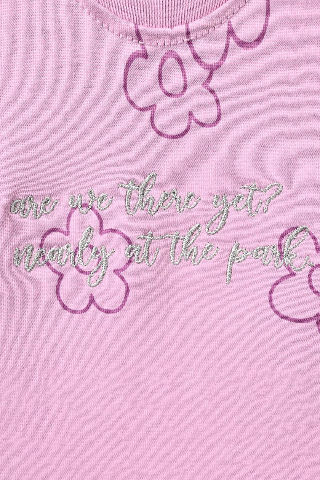 Girls Cotton Jersey T-Shirt Are We There