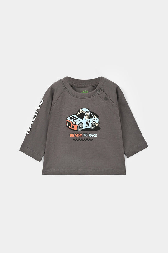 Infant Boys Cotton Jersey T-Shirt F/S Racer