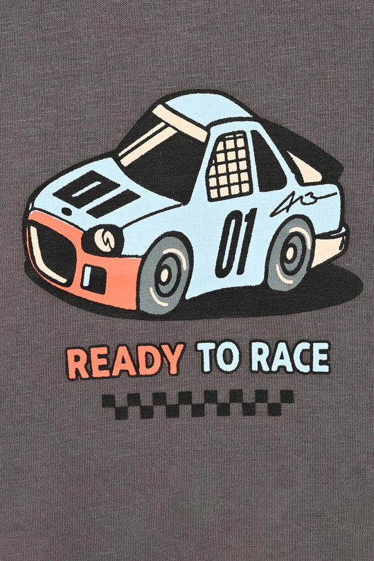 Infant Boys Cotton Jersey T-Shirt F/S Racer