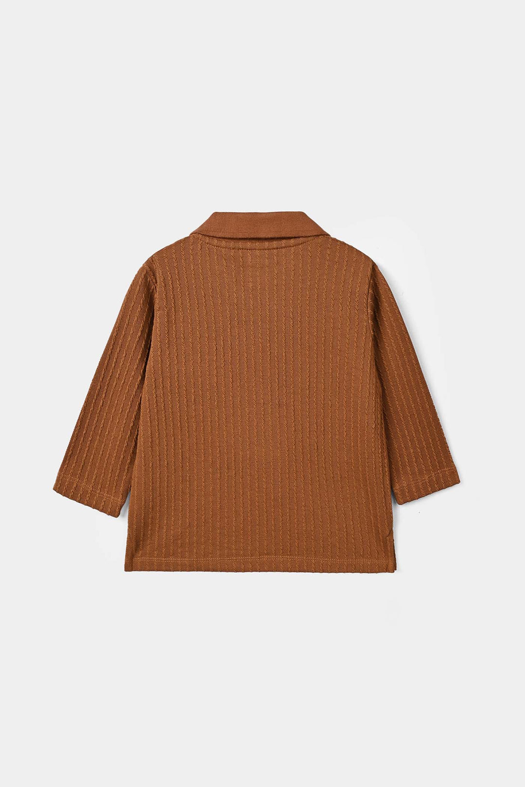 Boys Sweater knit Polo Freedom - BROWN