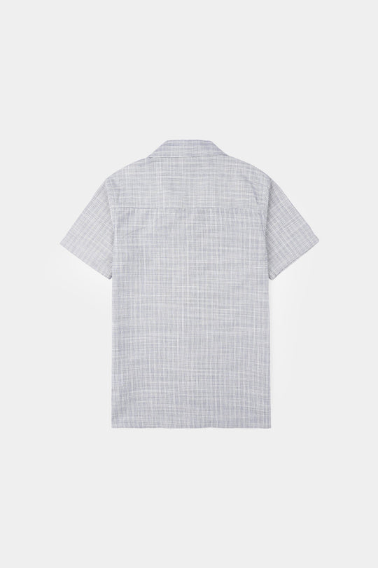 Boys Yarn Dyed Shirt (State Of Mind)-GREY