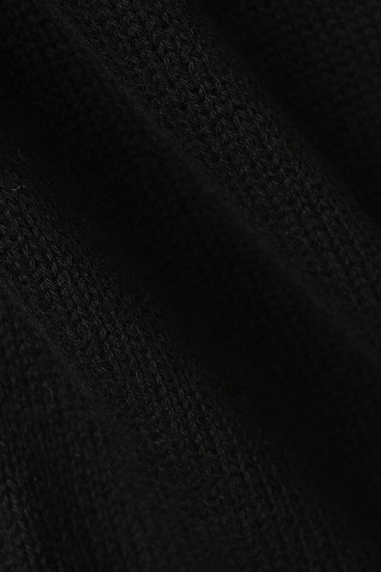 Girls Cotton Sweater Stars - BLACK