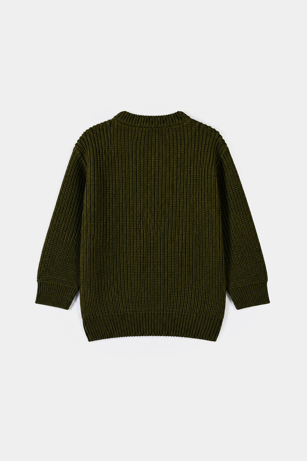 Boys Acrylic Sweater-Sports League-Green
