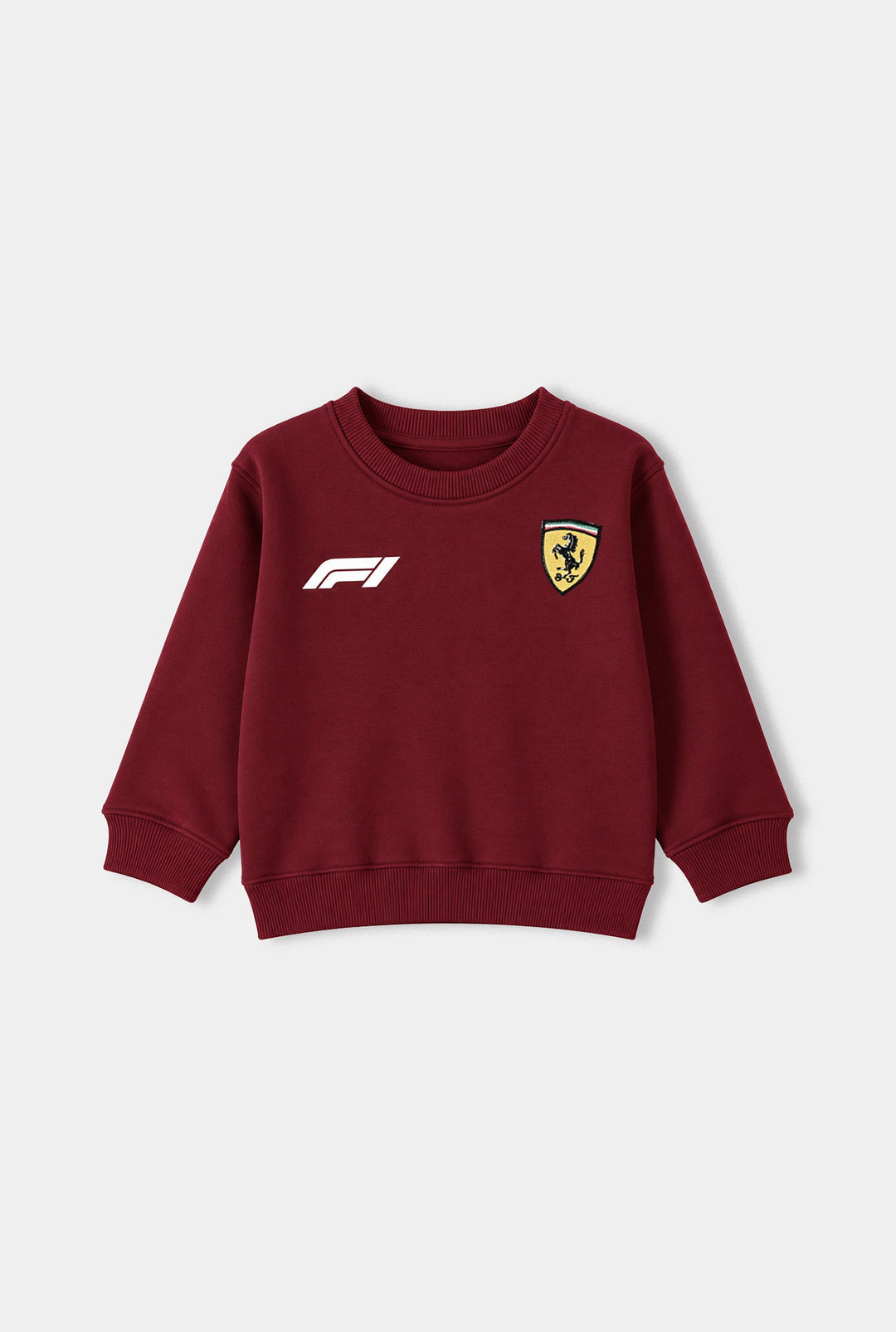 Boys Fleece 2 Piece Suit F1-Maroon