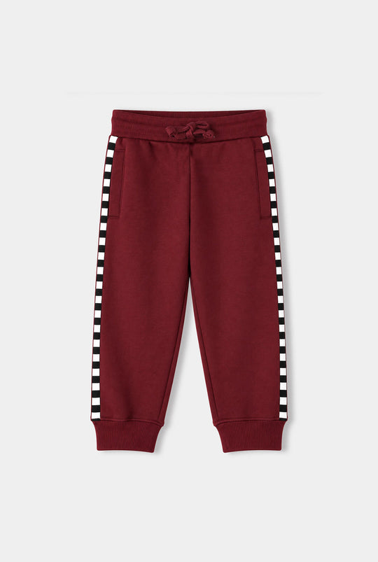 Boys Fleece 2 Piece Suit F1-Maroon
