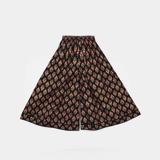 Girls Cotton 3Pcs (Rang) - Black