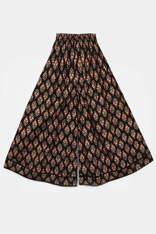 Girls Cotton 3Pcs (Rang) - Black