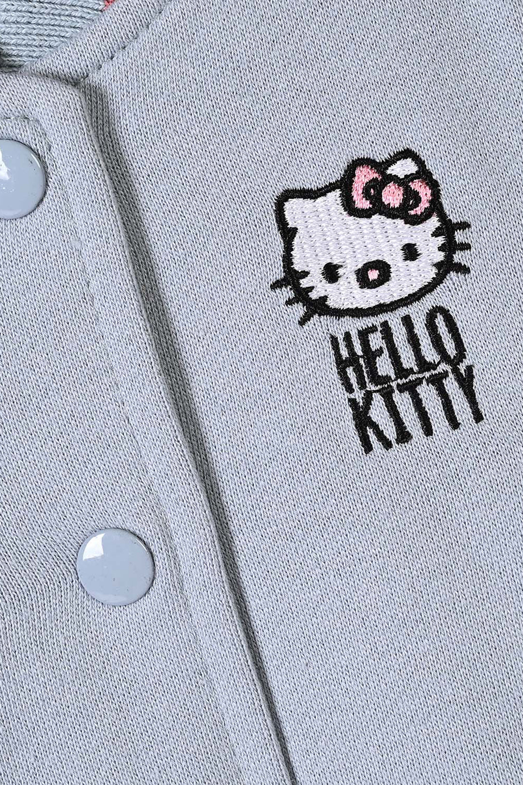 Infant Girls Fleece Bomber Jacket Character-Blue.Fog