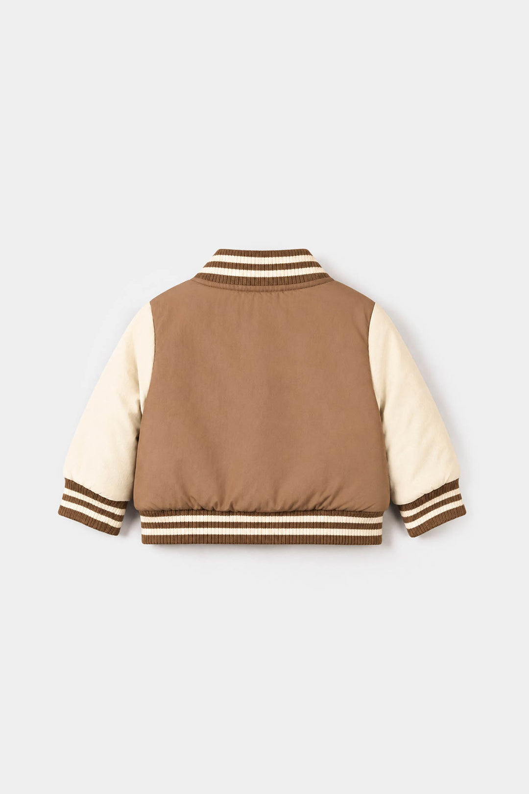 Infant Boys Polyester Puffer Jacket Cute Bear-BROWN