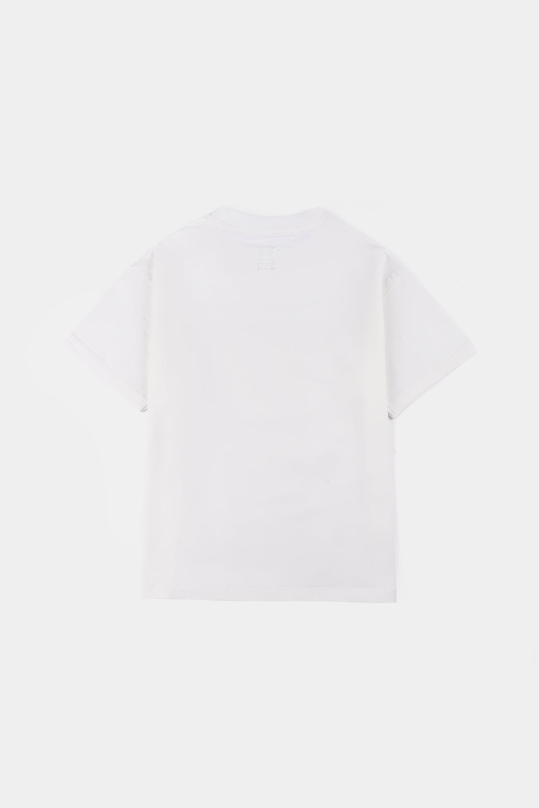 Boys Lycra Jersey Basic T-Shirt - White