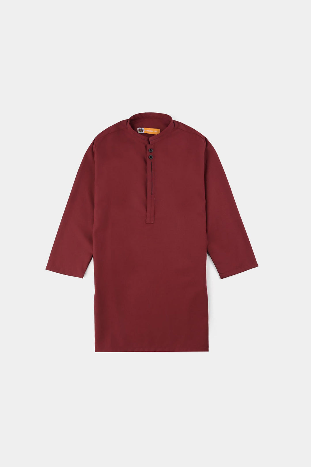 Boys Poly Viscos Shalwar Suit (Tape Detail)-MAROON