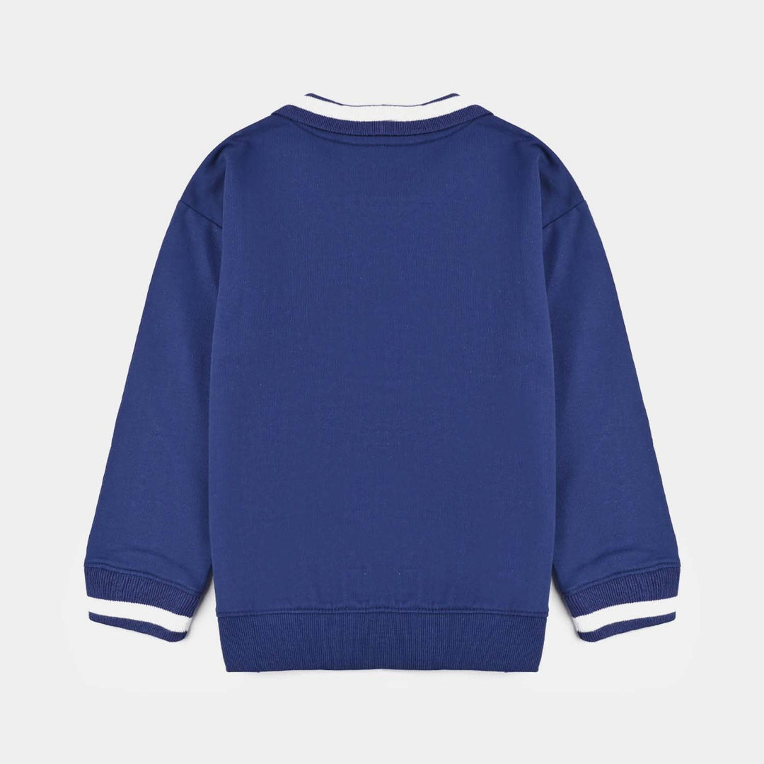 Boys Jersey/Terry Sweatshirt (Gamer Zone) - Navy