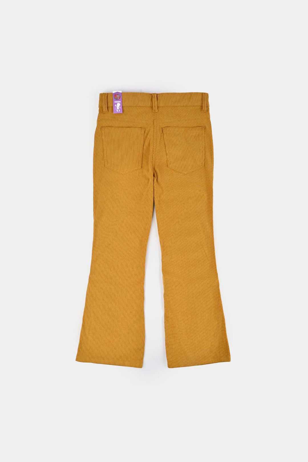 Girls Corduroy Pant Pearls - Mustard/Yellow