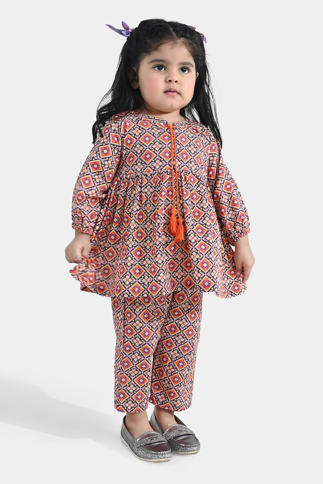 Infant Girls Cotton Printed 2Pcs CIRO - Multi