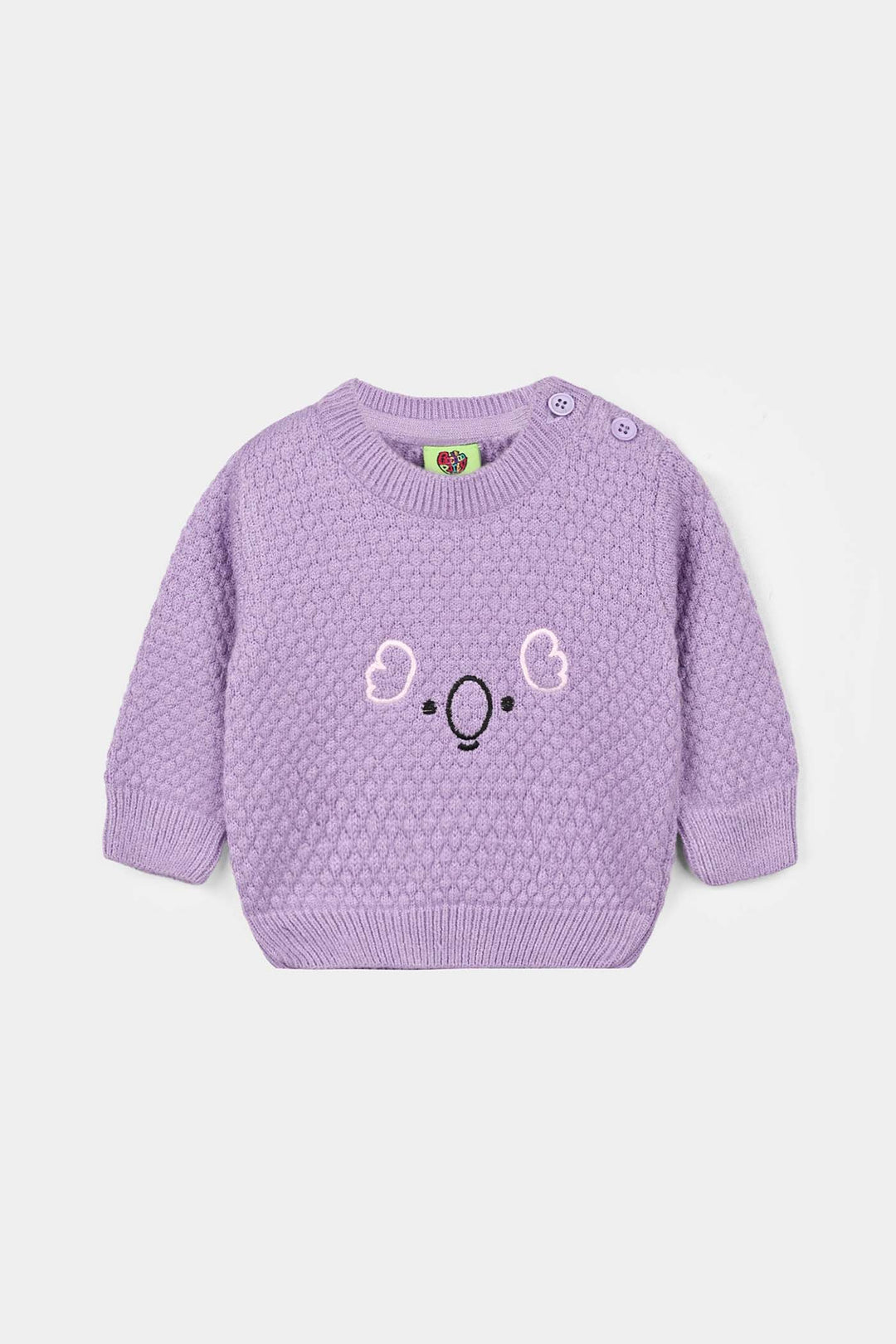 Infant Girls Acrylic Cord Set Eli - Purple