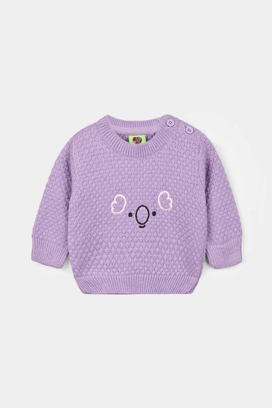 Infant Girls Acrylic Cord Set Eli - Purple