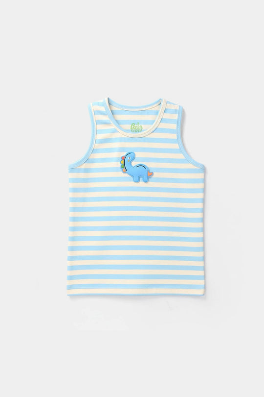 Infant Boys Jersey Terry Sando Dino - Blue