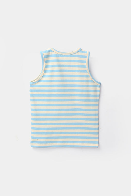 Infant Boys Jersey Terry Sando Dino - Blue