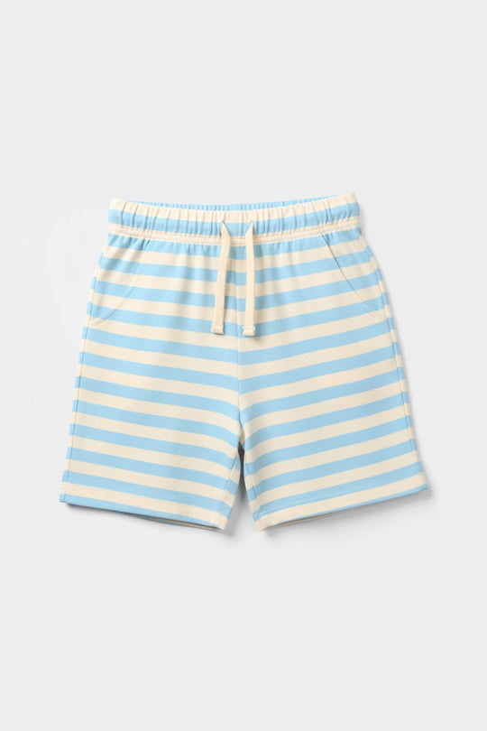 Infant Boys Jersey Terry Shorts - Blue