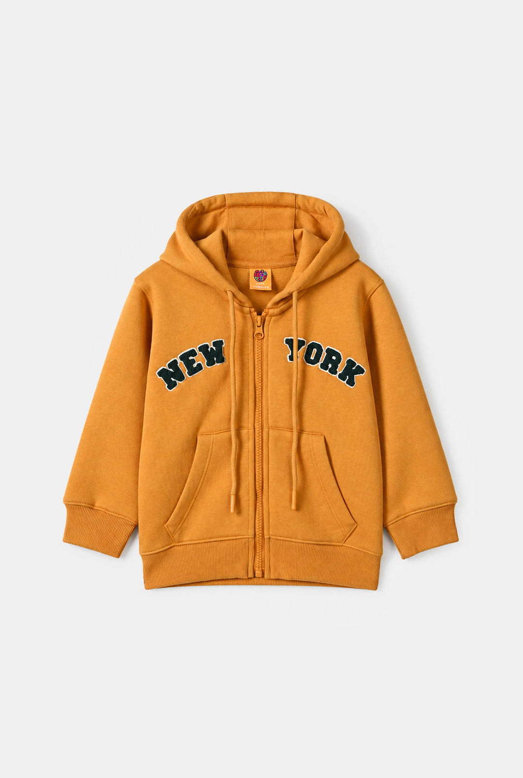 Boys Fleece Knitted Jacket Newyork-Yellow