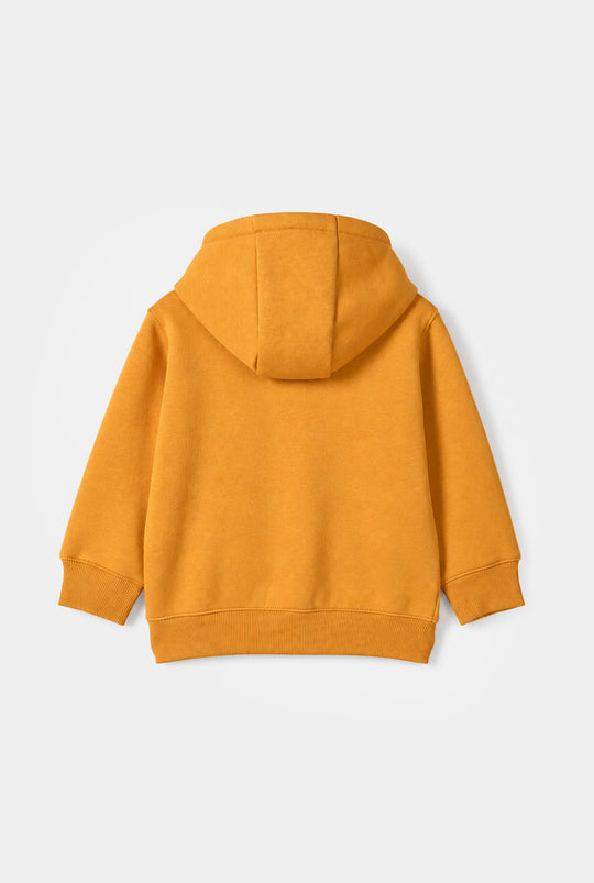 Boys Fleece Knitted Jacket Newyork-Yellow