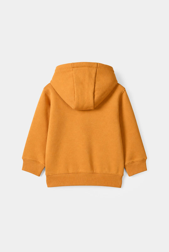Girls Fleece Knitted Jacket Yellow
