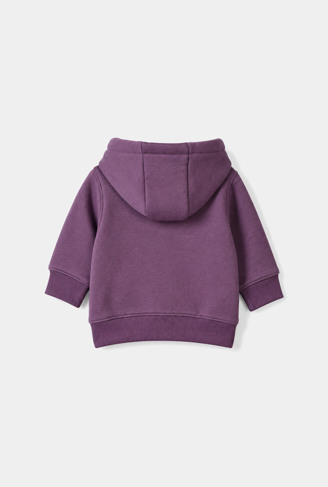 Infant Girls Fleece Knitted Jacket Flower-Grape.Jam