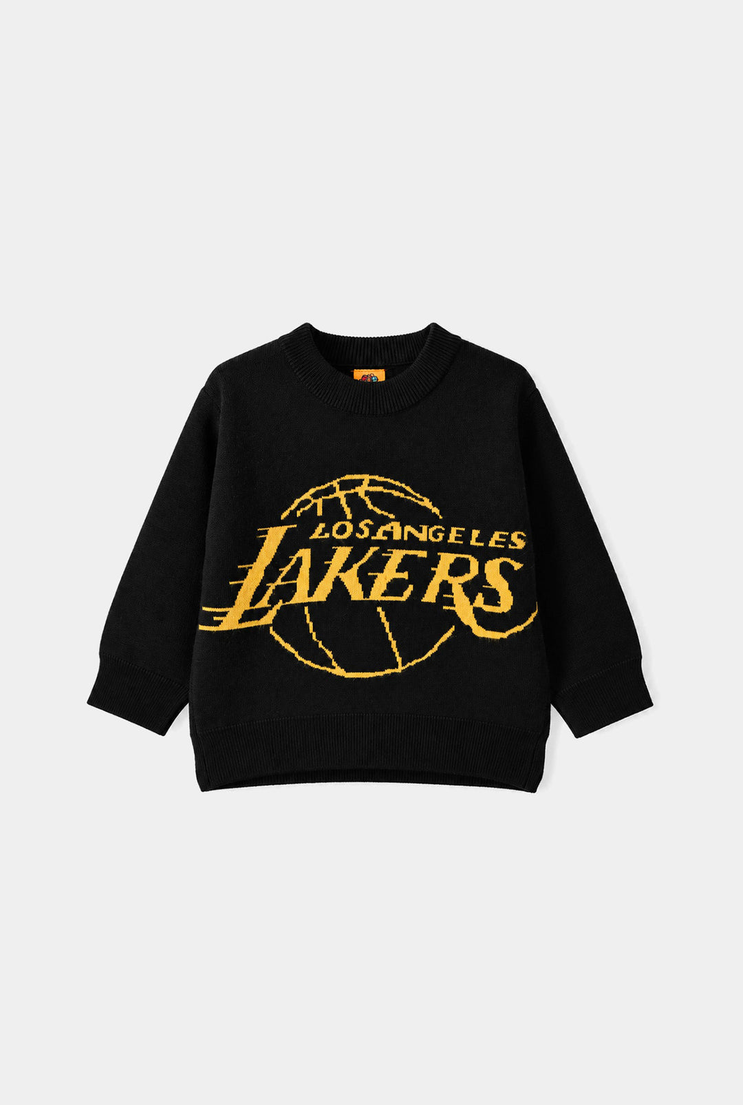 Boys Acrylic Sweater-Lakers-BLACK