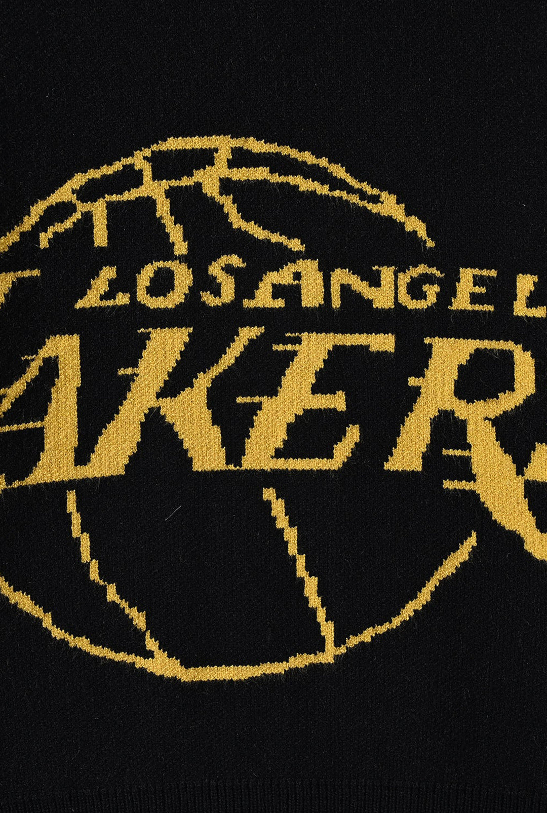 Boys Acrylic Sweater-Lakers-BLACK