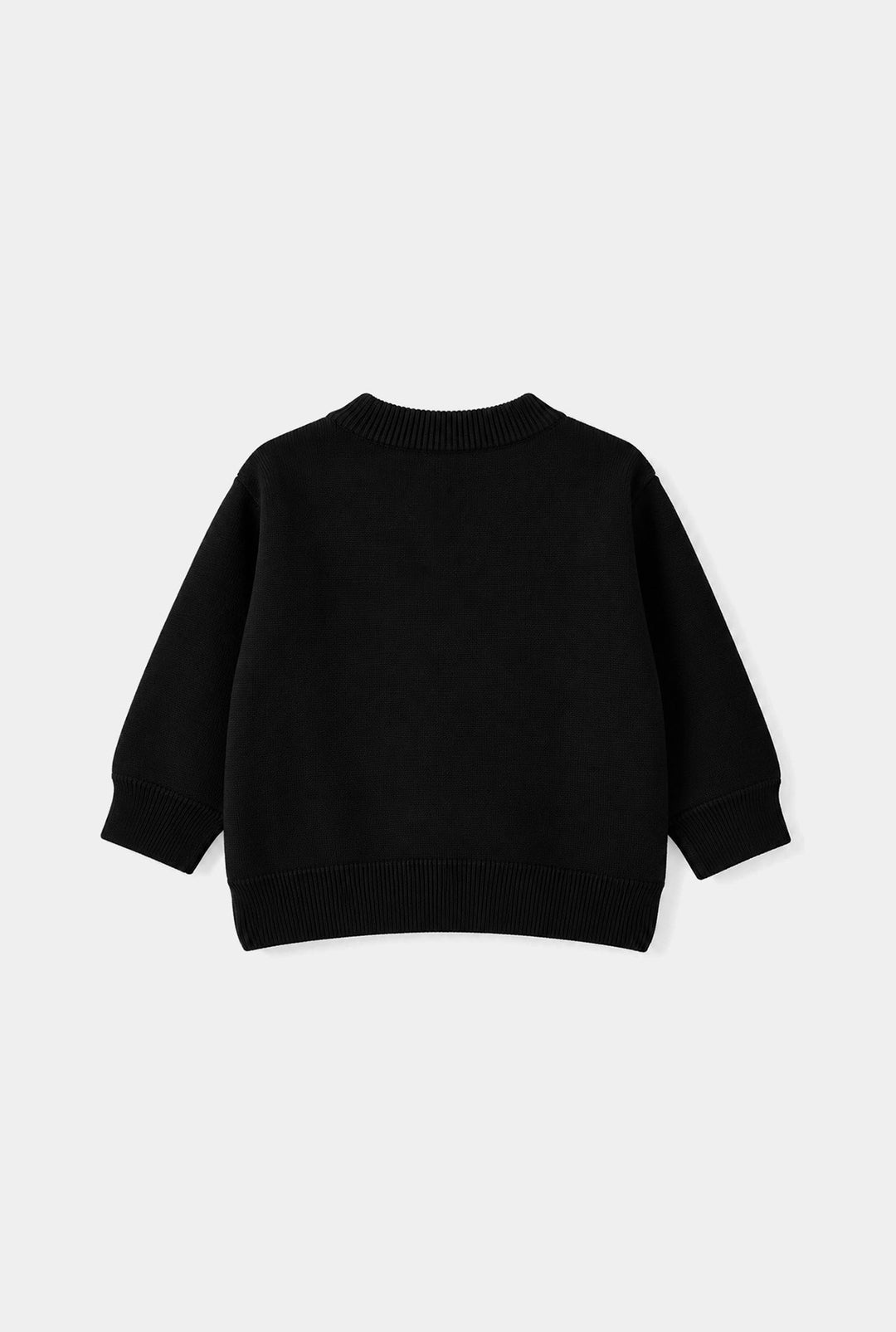 Boys Acrylic Sweater-Lakers-BLACK