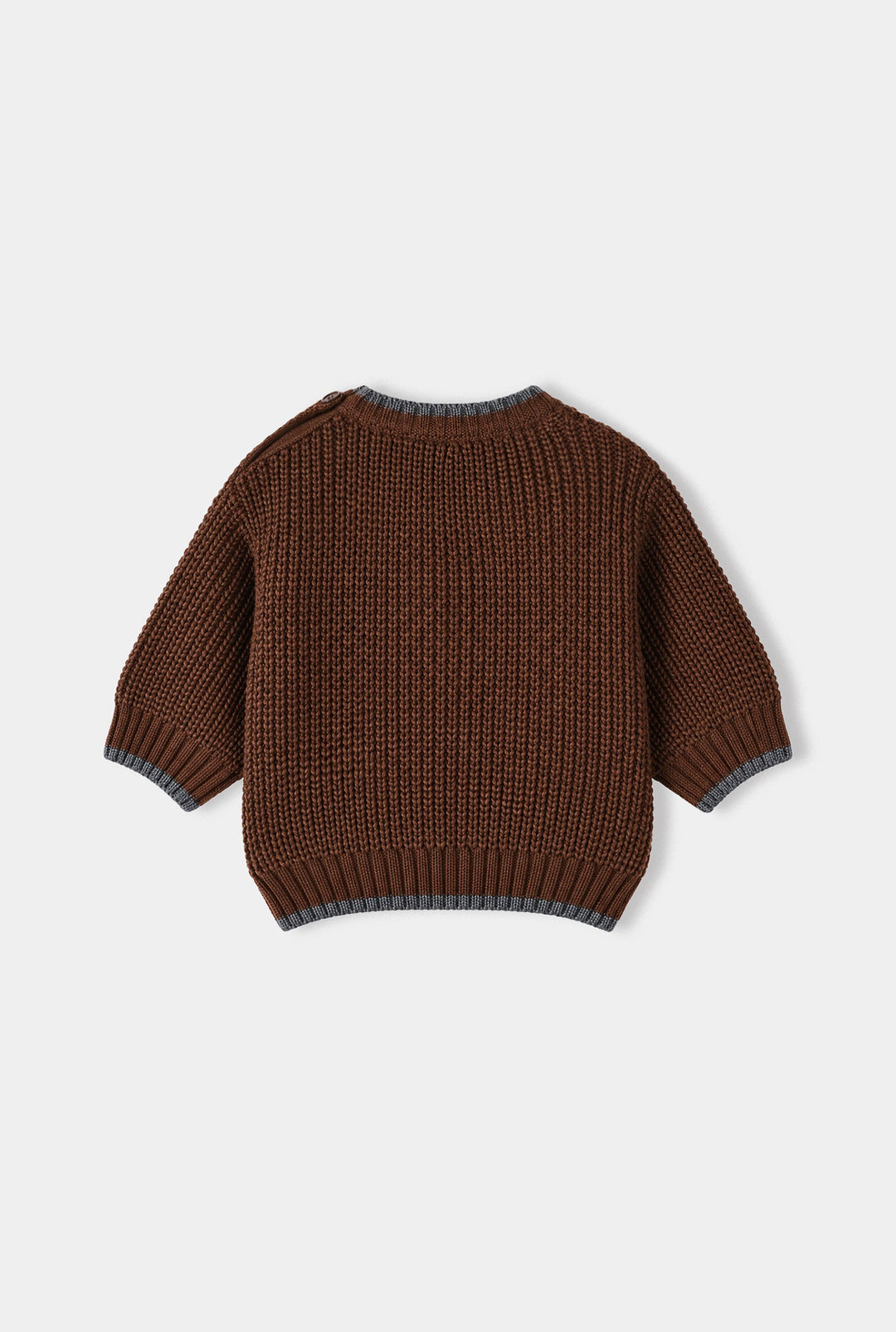Infant Boys Acrylic Cord Set Roar-BROWN