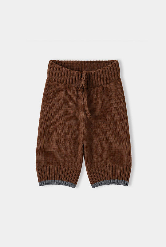 Infant Boys Acrylic Cord Set Roar-BROWN