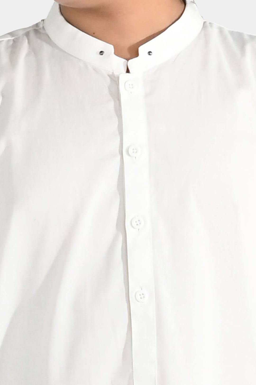 Boys Poly Viscose 2Piece Suit-Bright White