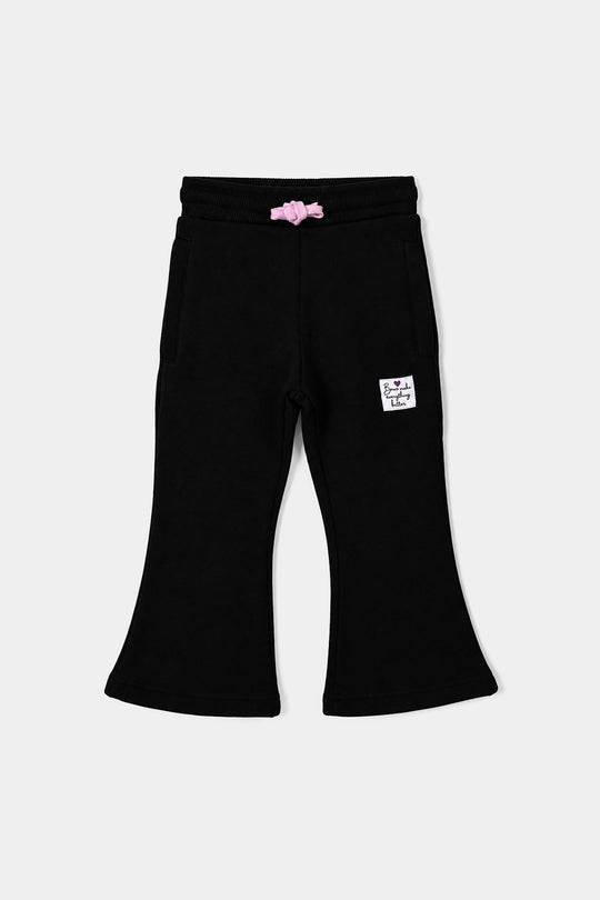 Girls Fleece 2 Piece Suit Bow Pattern-Orchid