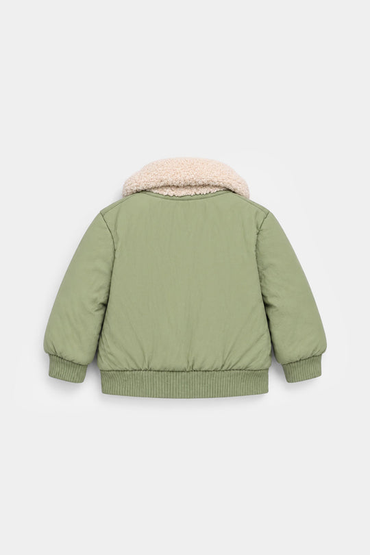 Infant Boys Puffer Jacket Green Forest-Green