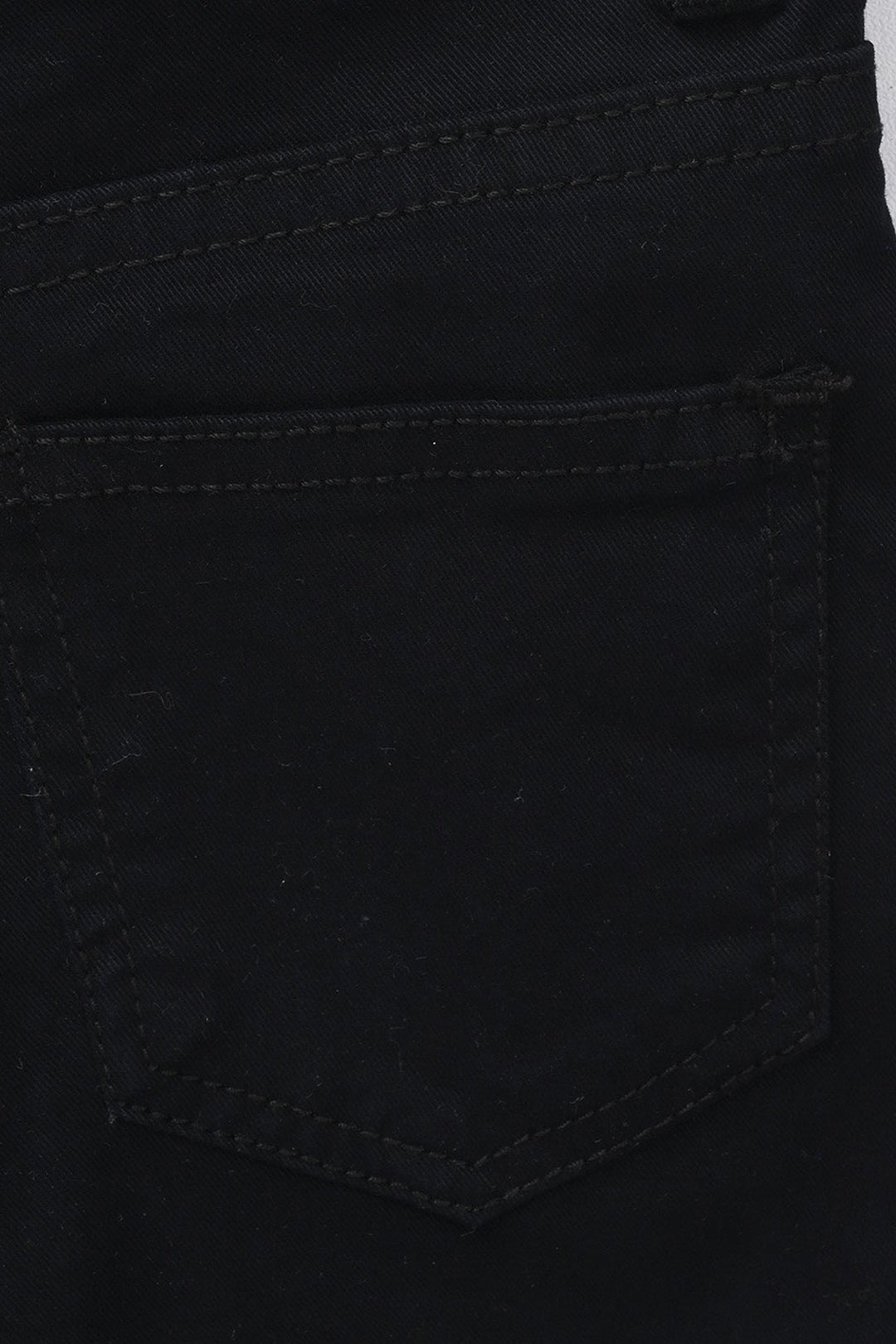 Infant Boys Cotton Twill Shorts - Black