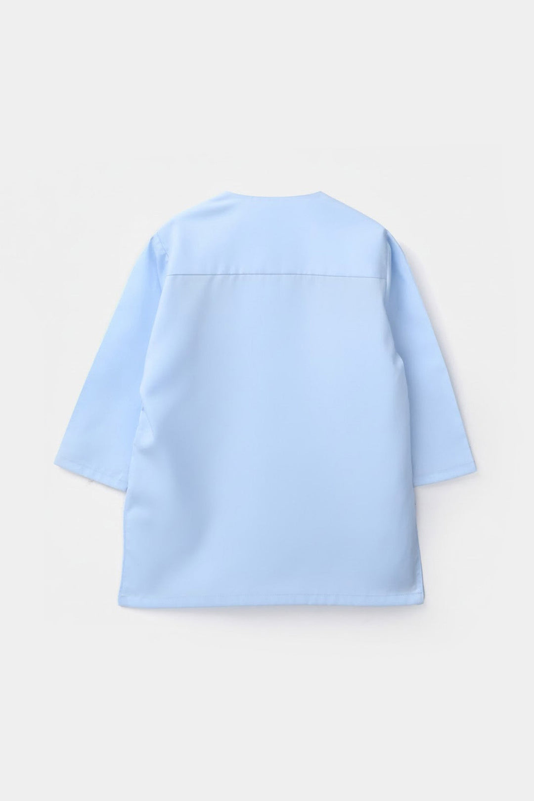 Infant Boys Poly Viscose Kurta Pajama - Light Blue