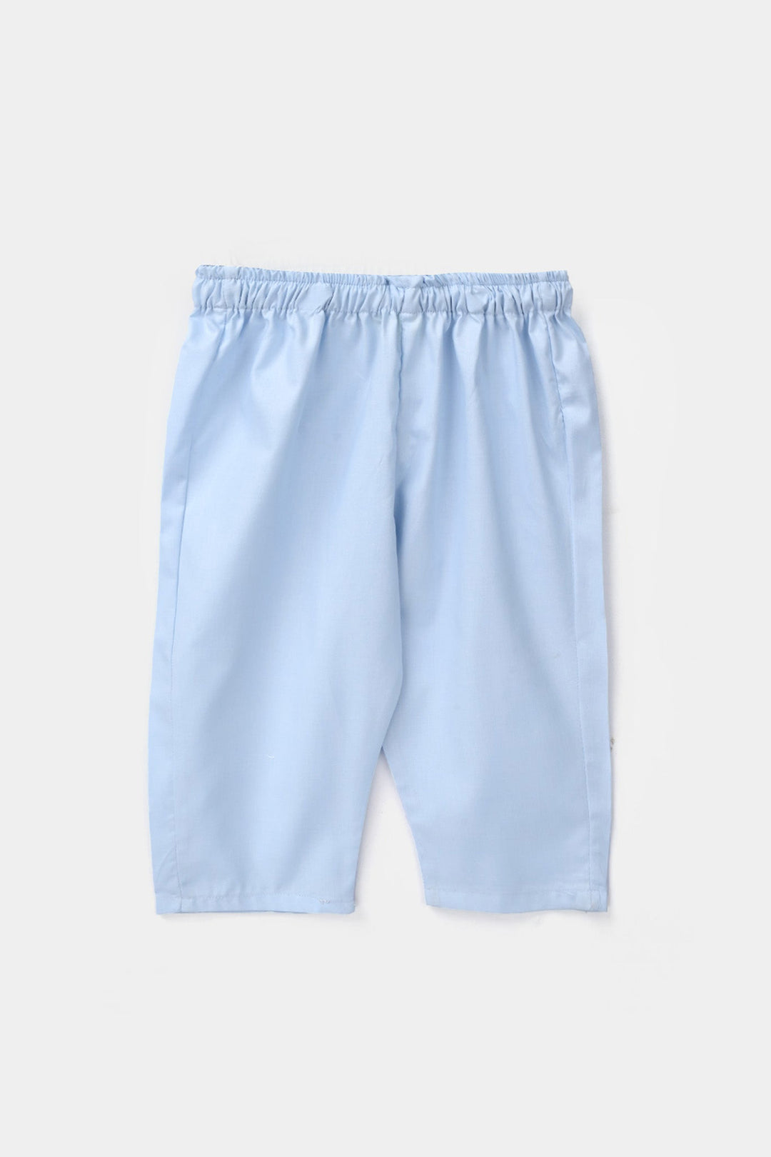 Infant Boys Poly Viscose Kurta Pajama - Light Blue